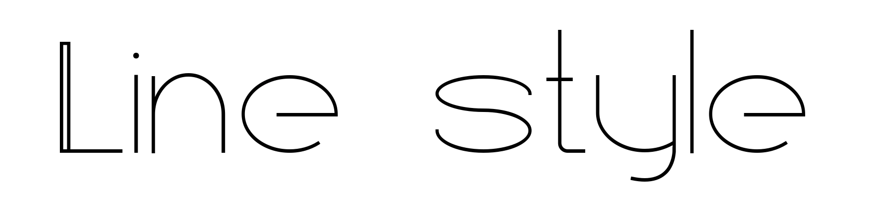 Line style